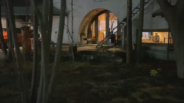 冬の夜 建築設計事務所のアトリエ（埼玉県入間市）の画像
