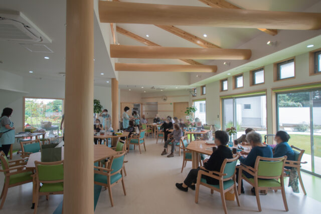 Care（介護）とCulture（文化）が繋がる空間〜東松山の木造新築デイサービス施設〜（後篇・内部空間）の画像