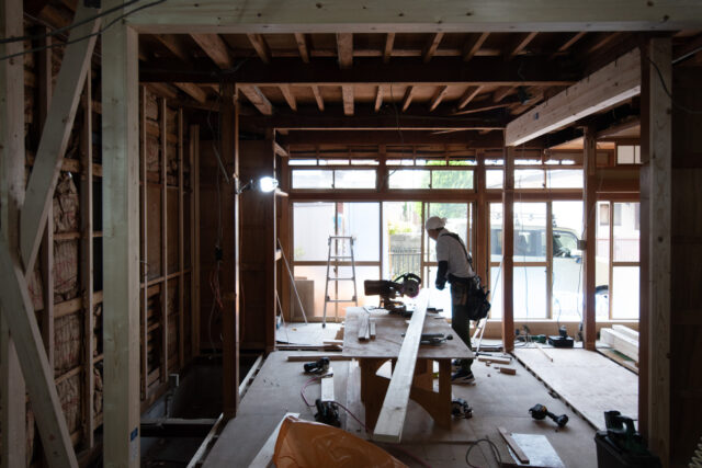 所沢市の築35年木造住宅のリノベーション（解体工事から造作）の画像