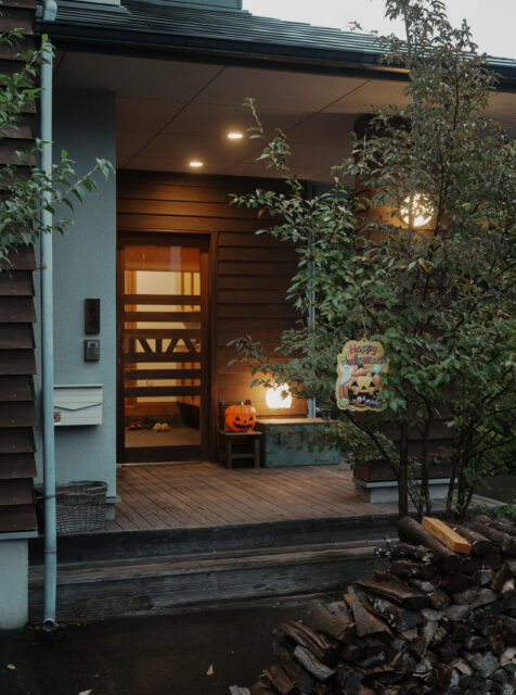 ハロウィンと地域の子ども会の行事の画像